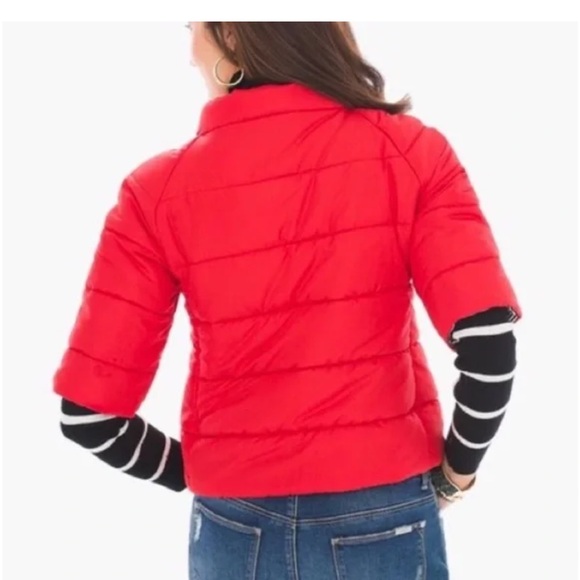 Chico's Crop Sleeve Puffer Jacket - Picture 2 of 6